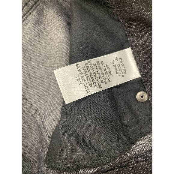 Womens City Streets NWT Black Rinse Size 13 Stretch Jeans - Picture 4 of 10